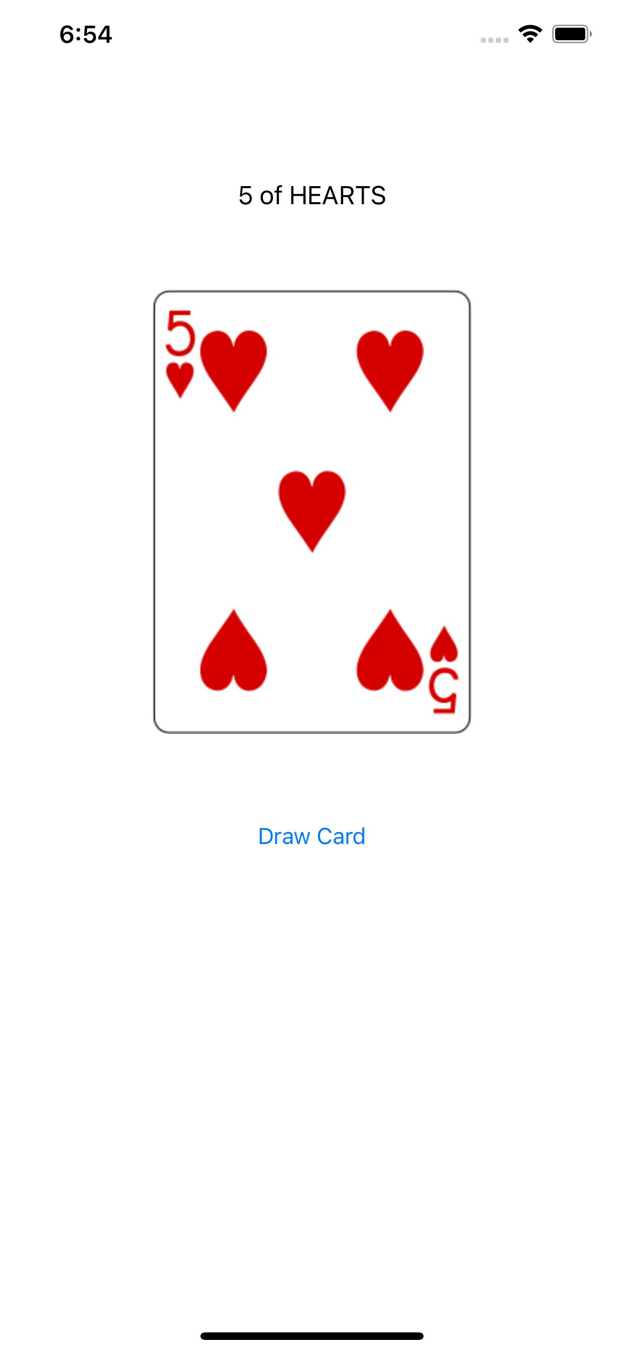 Deck of One Card Image